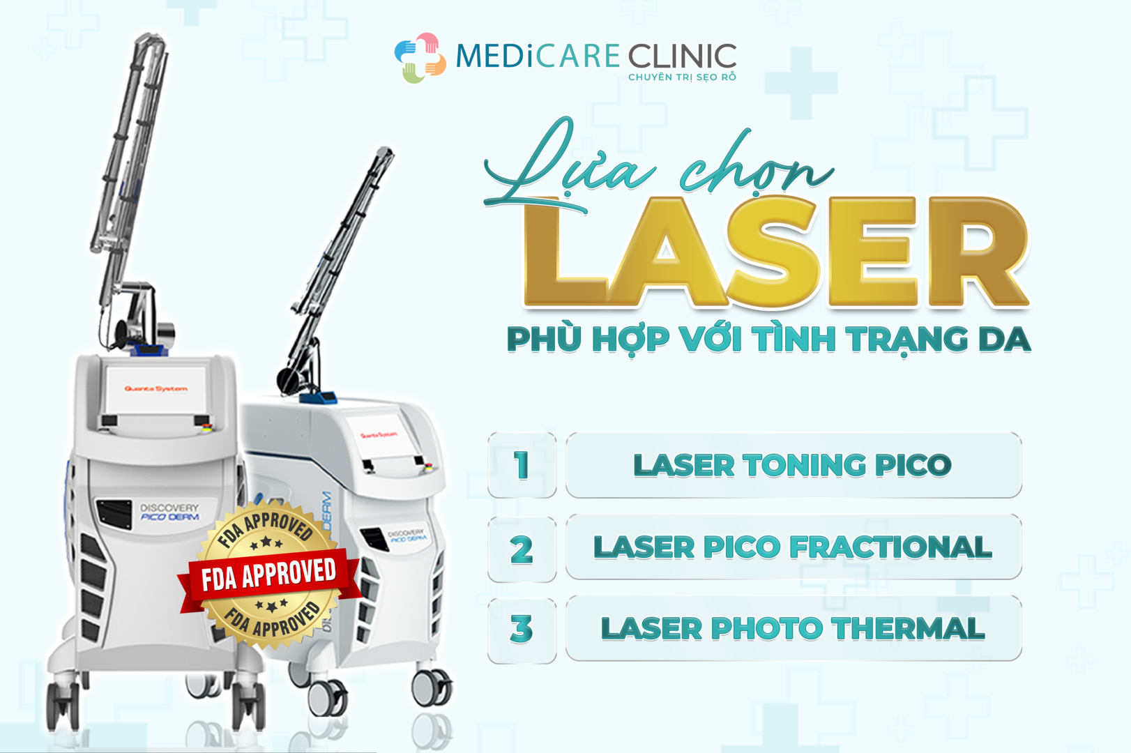 lựa chọn loại laser phù hợp để điều trị da