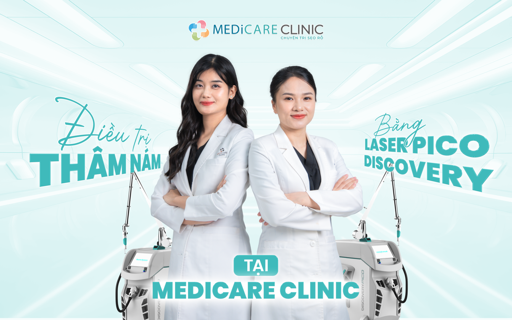 Điều trị thâm nám bằng Laser Discovery Pico